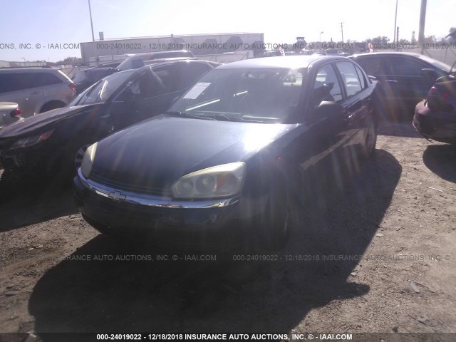 1G1ZT54865F176835 - 2005 CHEVROLET MALIBU LS Mavi foto 2