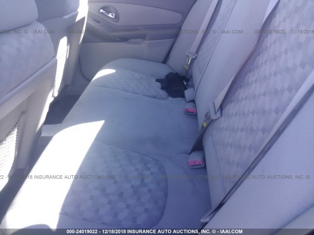 1G1ZT54865F176835 - 2005 CHEVROLET MALIBU LS Mavi foto 8