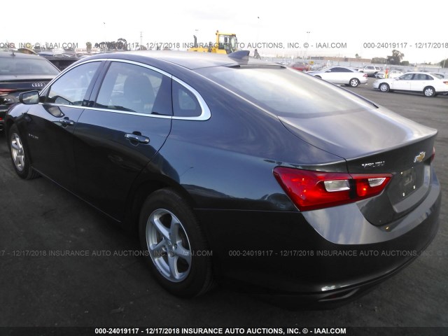 1G1ZB5ST1HF235904 - 2017 CHEVROLET MALIBU LS GRAY photo 3