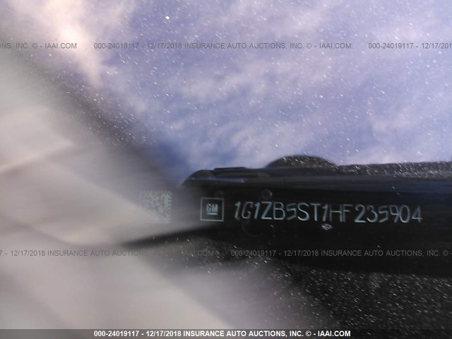 1G1ZB5ST1HF235904 - 2017 CHEVROLET MALIBU LS GRAY photo 9