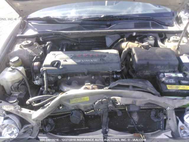 4T1BE32K95U404470 - 2005 TOYOTA CAMRY LE/XLE/SE TAN photo 10