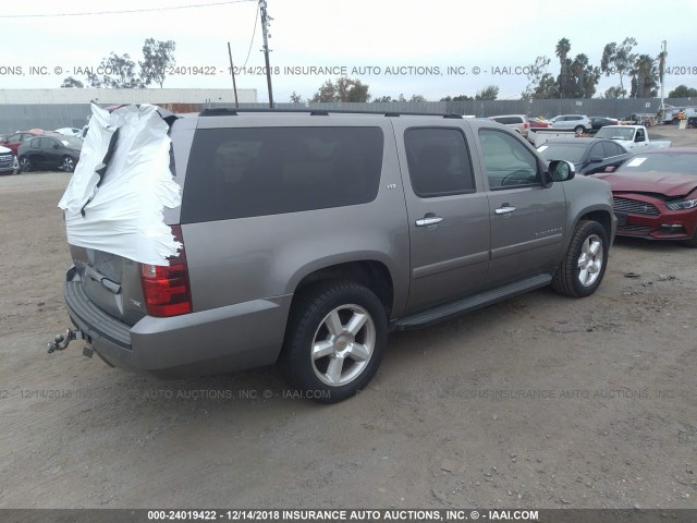 1GNFC160X7R285883 - 2007 CHEVROLET SUBURBAN C1500 GRAY photo 4