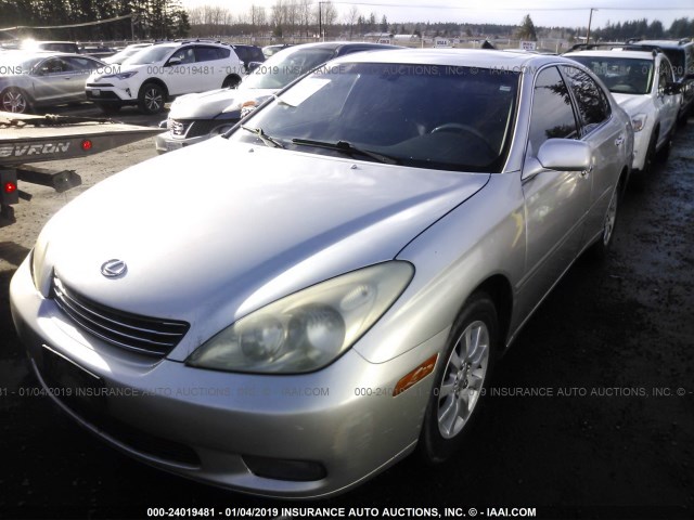 JTHBF30G820075889 - 2002 LEXUS ES 300 SILVER photo 2