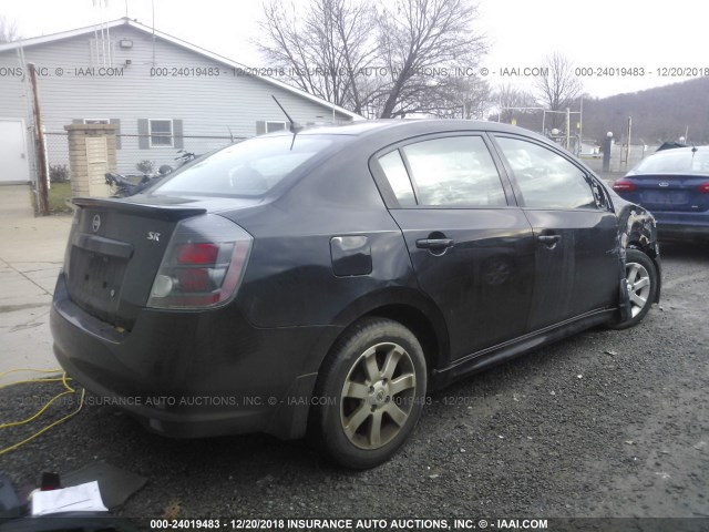 3N1AB6AP5AL698254 - 2010 NISSAN SENTRA 2.0/2.0S/SR/2.0SL BLACK photo 4