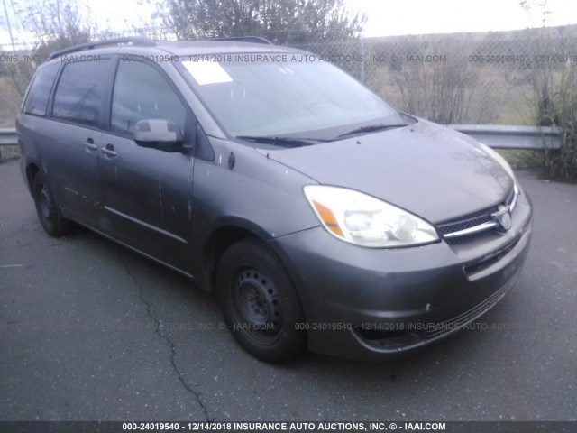 5TDZA23C44S036296 - 2004 TOYOTA SIENNA CE/LE GRAY photo 1