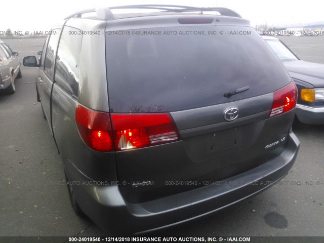 5TDZA23C44S036296 - 2004 TOYOTA SIENNA CE/LE GRAY photo 3