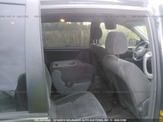 5TDZA23C44S036296 - 2004 TOYOTA SIENNA CE/LE GRAY photo 8