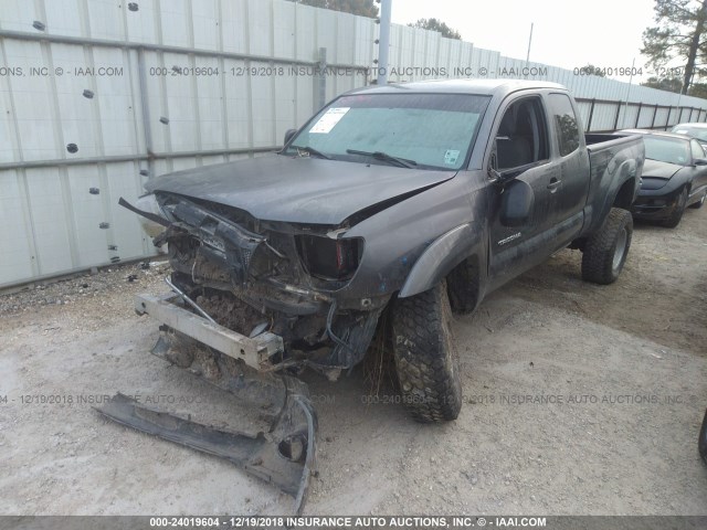 5TFUU4EN2BX002361 - 2011 TOYOTA TACOMA ACCESS CAB ნაცრისფერი ფოტო 2