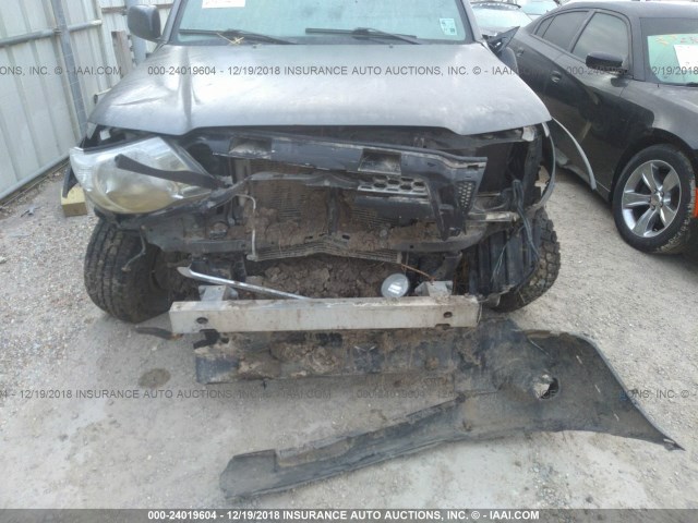 5TFUU4EN2BX002361 - 2011 TOYOTA TACOMA ACCESS CAB ნაცრისფერი ფოტო 6