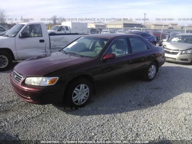 4T1BG22K11U816221 - 2001 TOYOTA CAMRY CE/LE/XLE 红色 照片 2