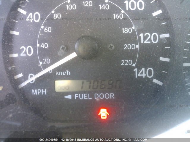 4T1BG22K11U816221 - 2001 TOYOTA CAMRY CE/LE/XLE 红色 照片 7