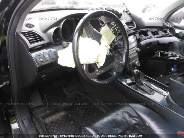 2HNYD28649H526940 - 2009 ACURA MDX TECHNOLOGY BLACK photo 5