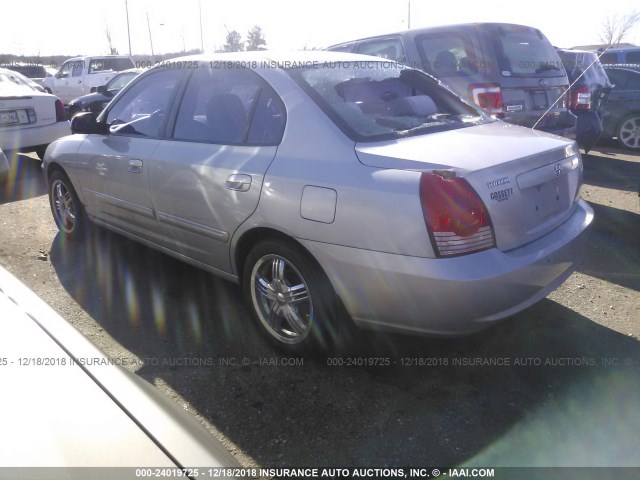 KMHDN46D36U250673 - 2006 HYUNDAI ELANTRA GLS/GT/LIMITED GRAY photo 3