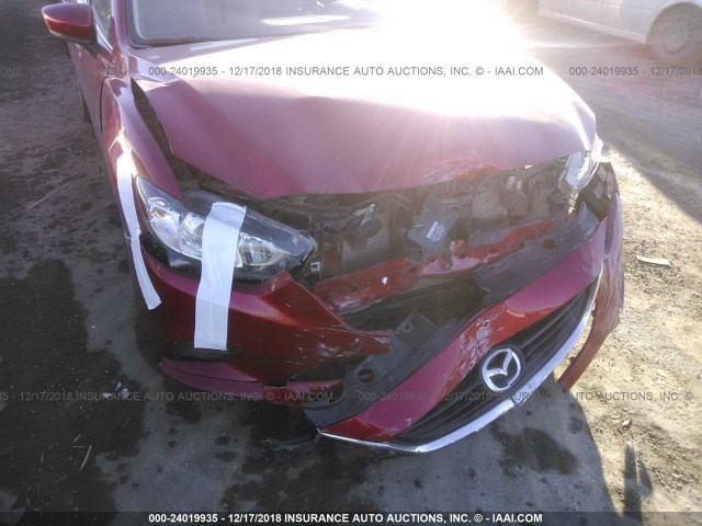 JM1GL1V54H1153051 - 2017 MAZDA 6 TOURING MAROON photo 6