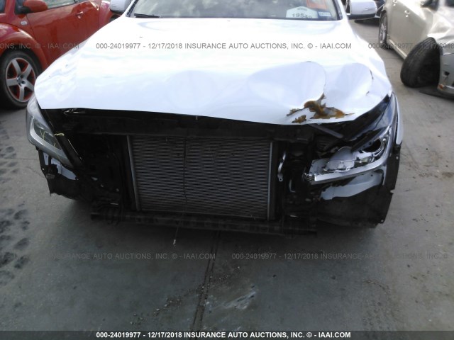 KMHGN4JEXFU055246 - 2015 HYUNDAI GENESIS 3.8L WHITE photo 6