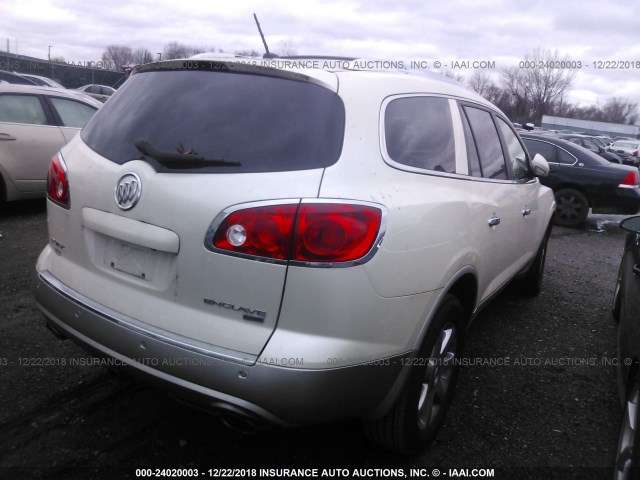 5GAER23D99J220171 - 2009 BUICK ENCLAVE CXL CREAM photo 4