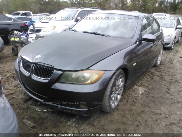 WBAVB33556KR80862 - 2006 BMW 330 I BLACK photo 2