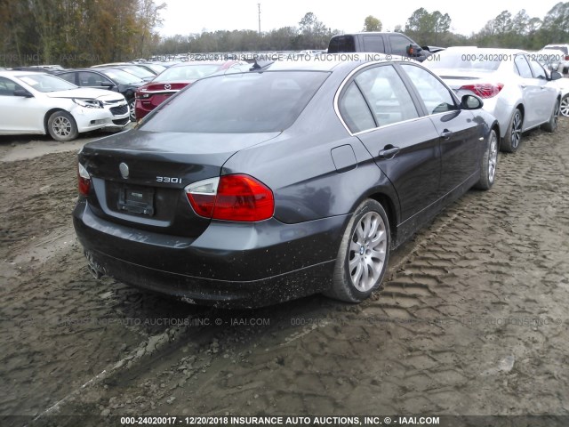 WBAVB33556KR80862 - 2006 BMW 330 I BLACK photo 4