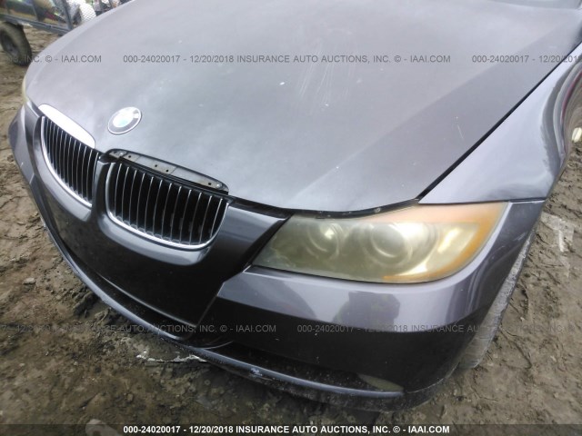 WBAVB33556KR80862 - 2006 BMW 330 I BLACK photo 6