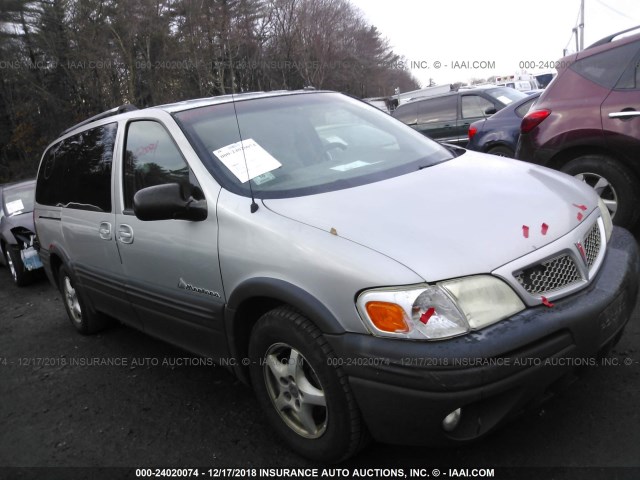 1GMDX03E34D151994 - 2004 PONTIAC MONTANA GRAY photo 1