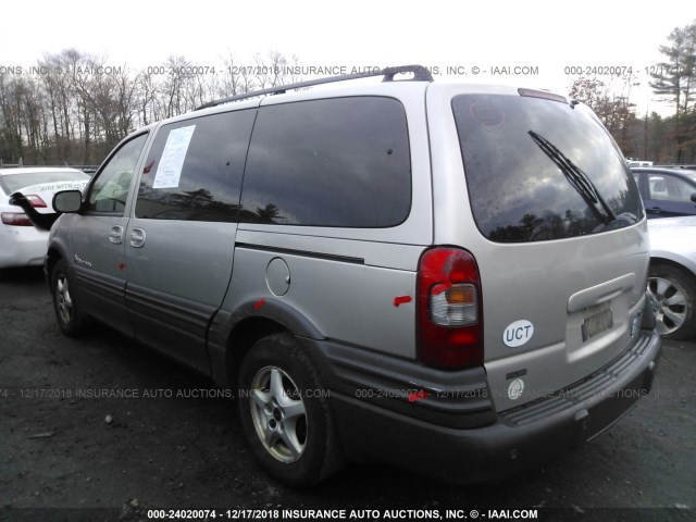 1GMDX03E34D151994 - 2004 PONTIAC MONTANA GRAY photo 3