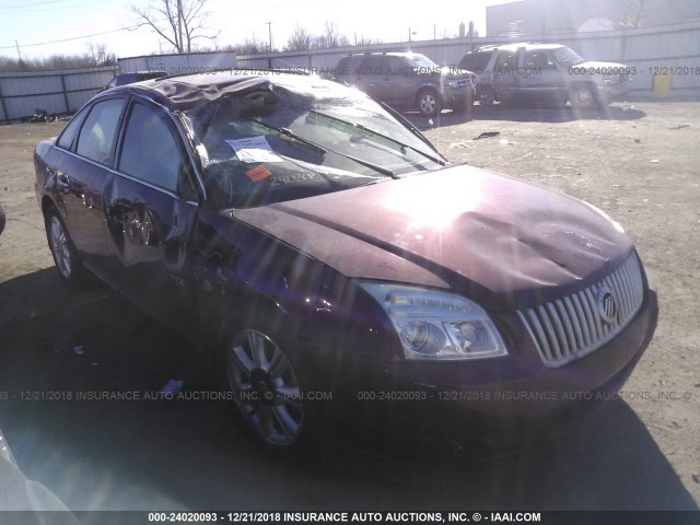 1MEHM42W28G604344 - 2008 MERCURY SABLE PREMIER BURGUNDY photo 1