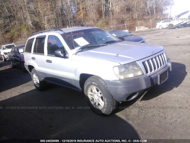 1J4GW48S34C107391 - 2004 JEEP GRAND CHEROKEE LAREDO/COLUMBIA/FREEDOM SILVER photo 1