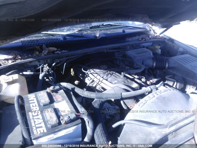 1J4GW48S34C107391 - 2004 JEEP GRAND CHEROKEE LAREDO/COLUMBIA/FREEDOM SILVER photo 10