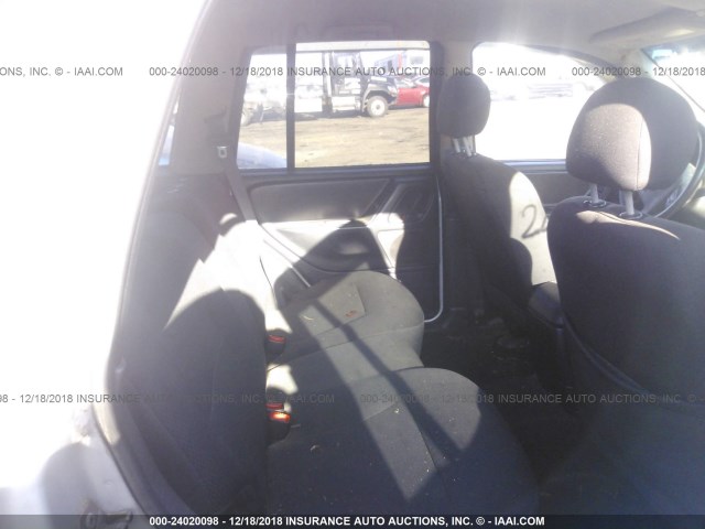 1J4GW48S34C107391 - 2004 JEEP GRAND CHEROKEE LAREDO/COLUMBIA/FREEDOM SILVER photo 8