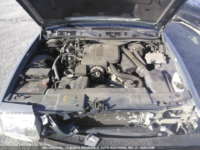 2FAHP74W25X113341 - 2005 FORD CROWN VICTORIA LX GREEN photo 10