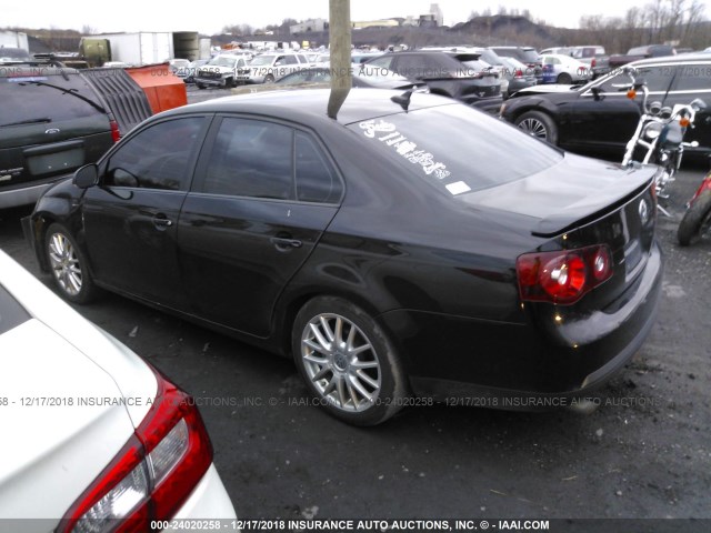 3VWRA71K18M179085 - 2008 VOLKSWAGEN JETTA WOLFSBURG 黑色 照片 3