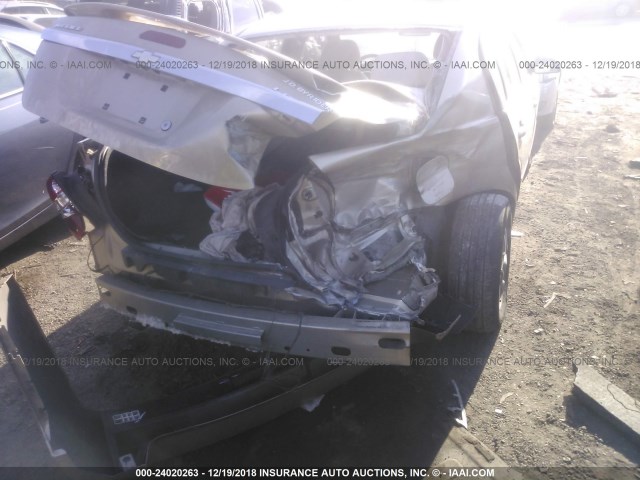 1G1ZT54805F289101 - 2005 CHEVROLET MALIBU LS BEIGE photo 6