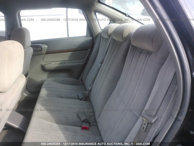 2G1WF52E529307213 - 2002 CHEVROLET IMPALA შავი ფოტო 8