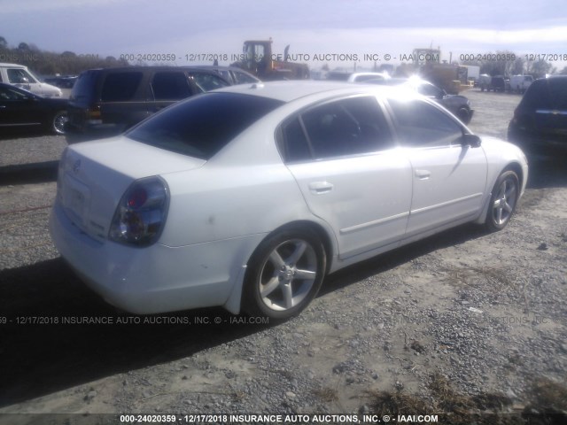 1N4BL11E06C102931 - 2006 NISSAN ALTIMA SE/SL/SE-R WHITE photo 4