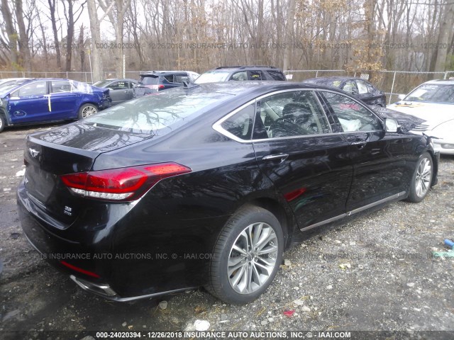 KMHGN4JE7HU176464 - 2017 GENESIS G80 PREMIUM/ULTIMATE BLACK photo 4