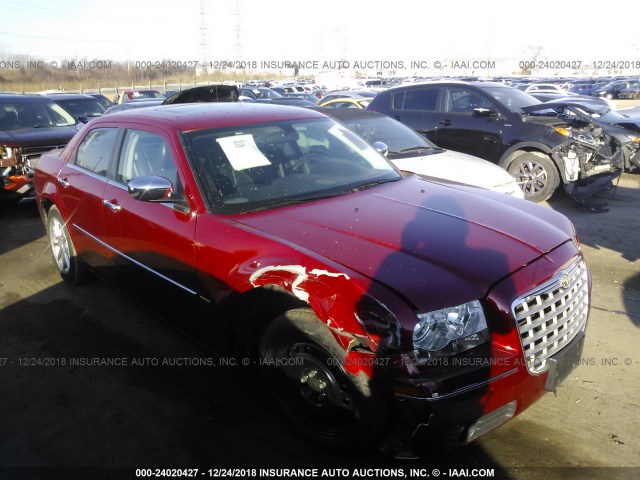 2C3CA5CV6AH132258 - 2010 CHRYSLER 300 TOURING RED photo 1