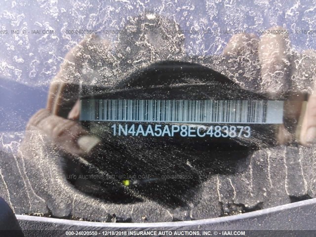 1N4AA5AP8EC483873 - 2014 NISSAN MAXIMA S/SV BLACK photo 9