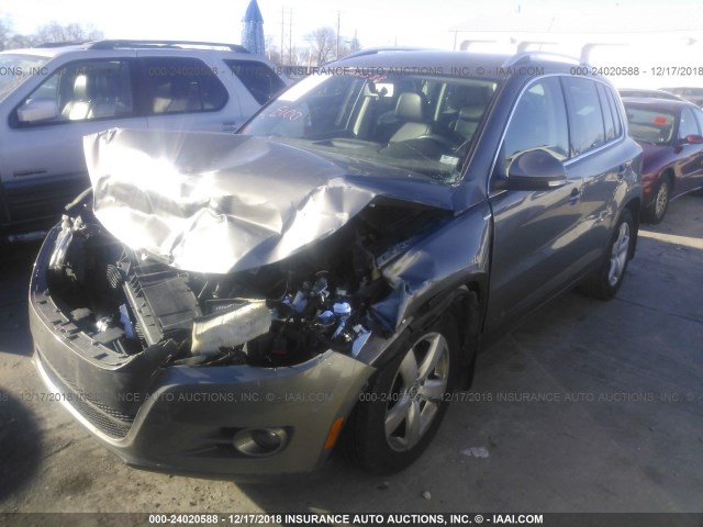 WVGAV7AX1AW520356 - 2010 VOLKSWAGEN TIGUAN S/SE/SEL GRAY photo 2