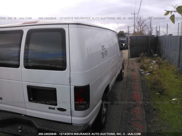 1FTNE14L29DA38076 - 2009 FORD ECONOLINE E150 VAN WHITE photo 4