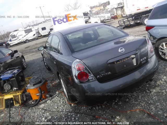 1N4AL11DX6C265167 - 2006 NISSAN ALTIMA S/SL GRAY photo 3