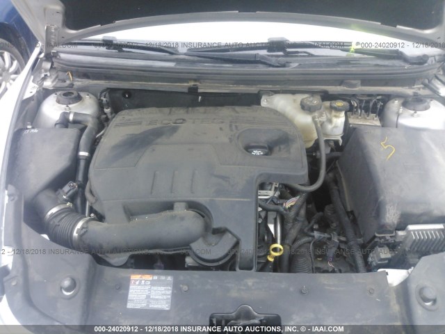 1G1ZA5E0XCF301492 - 2012 CHEVROLET MALIBU LS GRAY photo 10