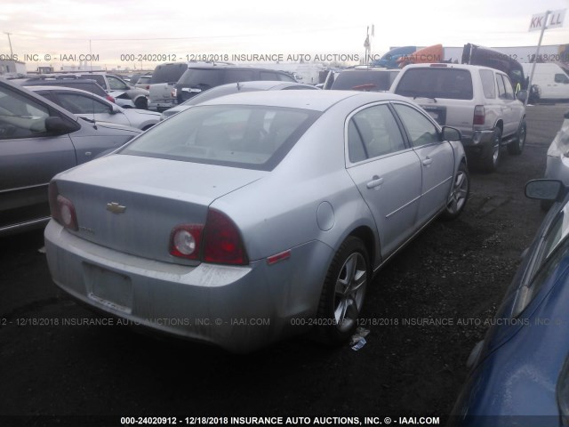 1G1ZA5E0XCF301492 - 2012 CHEVROLET MALIBU LS GRAY photo 4