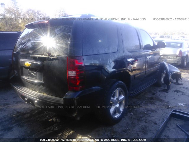 1GNSCAE03DR331128 - 2013 CHEVROLET TAHOE C1500  LS BLACK photo 4