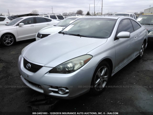 4T1CE30P68U762097 - 2008 TOYOTA CAMRY SOLARA SE/SLE/SPORT SILVER photo 2