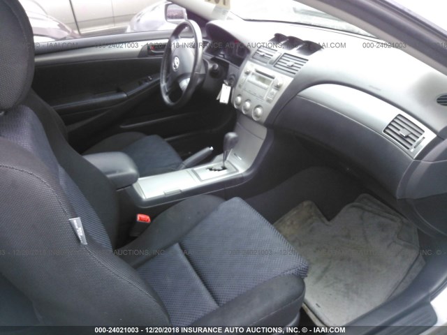 4T1CE30P68U762097 - 2008 TOYOTA CAMRY SOLARA SE/SLE/SPORT SILVER photo 5