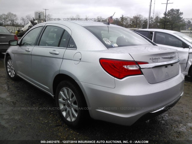 1C3CCBBB6CN213397 - 2012 CHRYSLER 200 TOURING SILVER photo 3