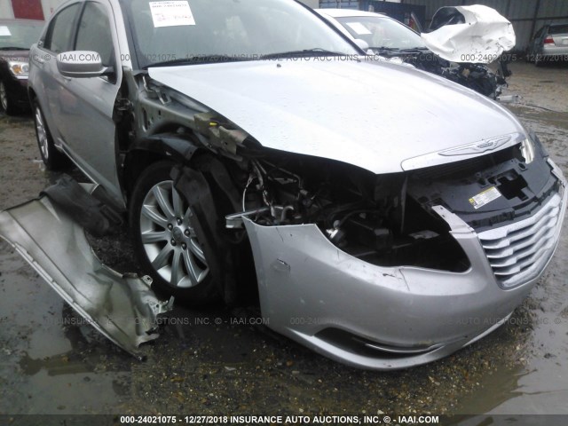 1C3CCBBB6CN213397 - 2012 CHRYSLER 200 TOURING SILVER photo 6