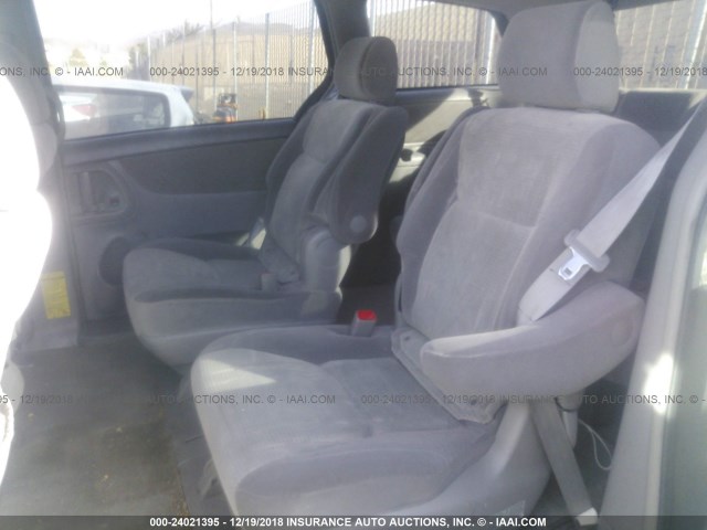 5TDZK23C47S022657 - 2007 TOYOTA SIENNA CE/LE GREEN photo 8