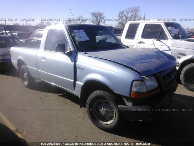 1FTYR10C1WUC52219 - 1998 FORD RANGER BLUE photo 1