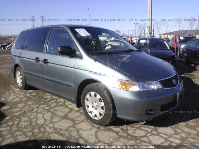 2HKRL1856YH571883 - 2000 HONDA ODYSSEY LX BLUE photo 1